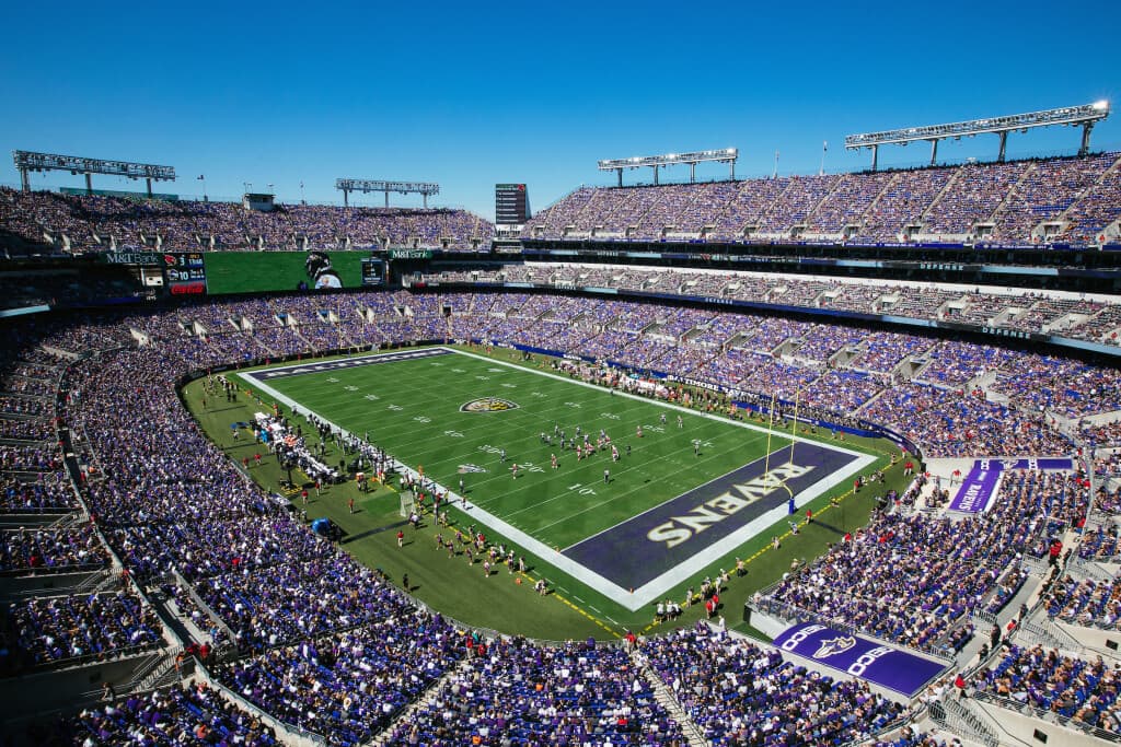 Baltimore Ravens Sideline Access + Lower Level Tickets — 2 Tickets (Pkg 1)