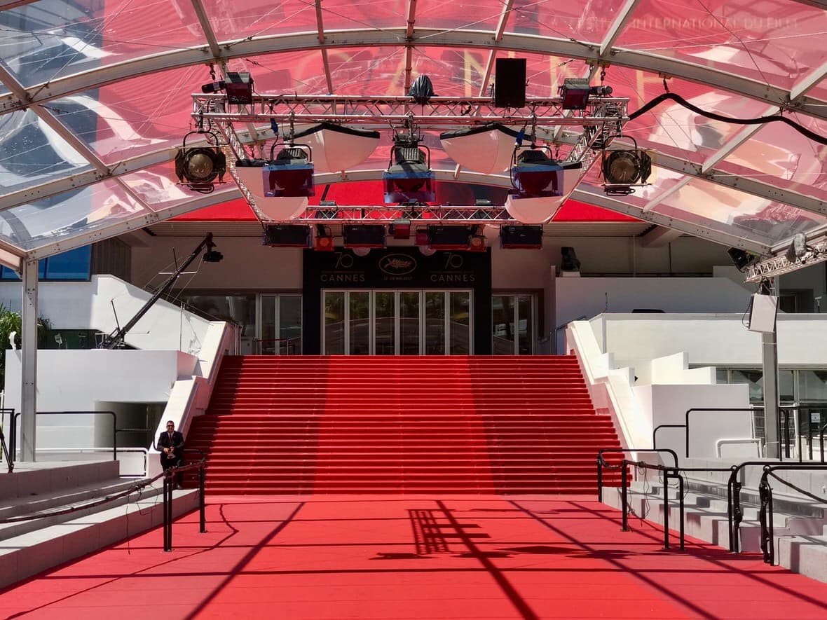Walk the red carpet at the Cannes Film Festival