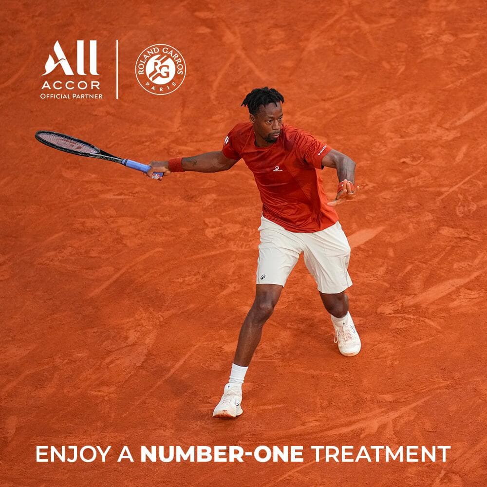 Your exclusive tennis experience with Gaël Monfils at Royal Monceau - Raffles Paris and at Roland-Garros - June 6/7, 2026 - Artist room
